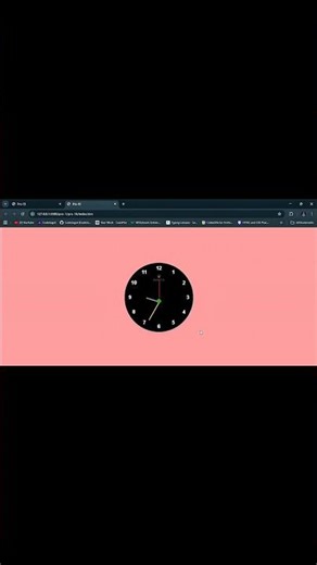 Clock #html #css #javascript #webdevelopment #learncodes #programming #sorts #coding