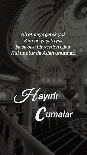 Hayırlı Cumalar Mesajları ve Videoları