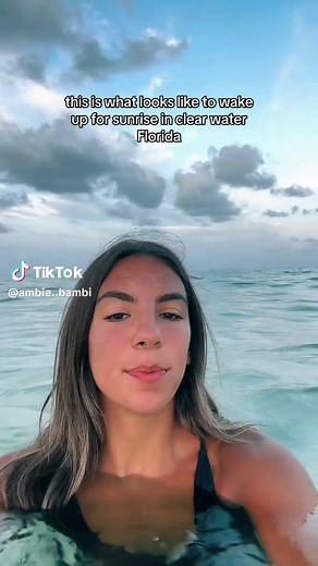 Refreshing Morning Swim at Clearwater Beach