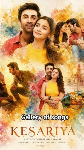 Kesariya Full Song | Brahmastra Movie Songs | Ranbir, Alia | Arijit Singh | Gallery of Songs