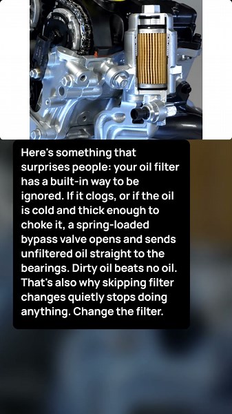Your Oil Filter Can Be Ignored on Purpose