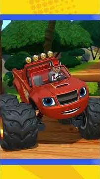 ¡Blaze se columpia en LIANAS con su familia! 🌳 #shorts