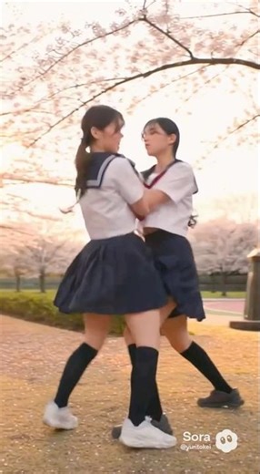 【JK】ガチギレ喧嘩してると思ったら… #shorts #女子高生 #制服 #ギャップ #かっこいい #アクション #girlsfight#shorts