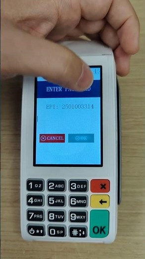 Manual Settlement Valor VL110 Credit Card Machine