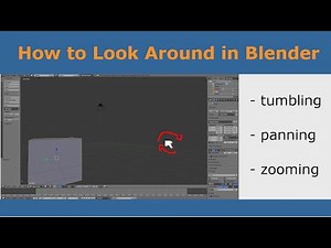 How to move the view port camera in blender
