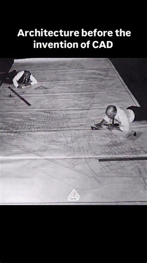 CURIOSITY on Instagram: "Before the era of computer-aided design (CAD) tools like AutoCAD, architects faced a labor-intensive process in translating their visions into tangible designs. Working meticulously with pencils, T-squares, and set squares on large drafting tables, architects endured painstaking efforts to create detailed engineering drawings. The manual nature of the process meant that any alterations or changes required starting the entire drafting process anew, leading to inefficienci