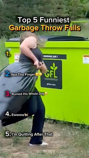 Top 5 Funniest Garbage Throw Fails 😂 (Instant Regret!)