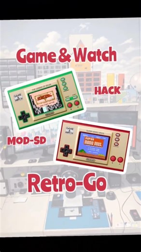 Game and Watch Hack Mod Retro-Go