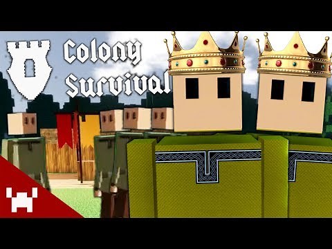 MINECRAFT WITH SLAVERY! (Colony Survival w/ Ze & Chilled #1)