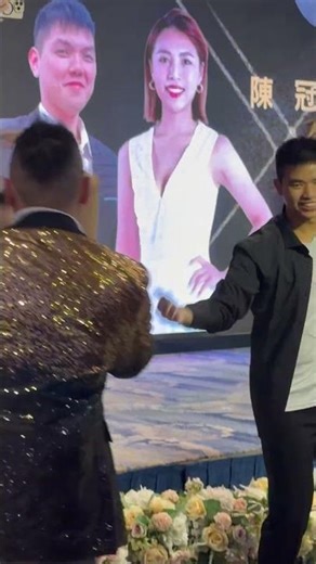 Attending a luncheon banquet,