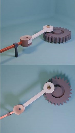 How a Crank and Slider Works ⚙️ #engineering #mechanics