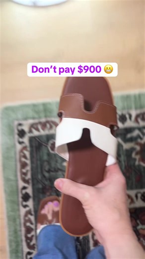 Project Cloud Flat Leather Sandals: Affordable Comfort