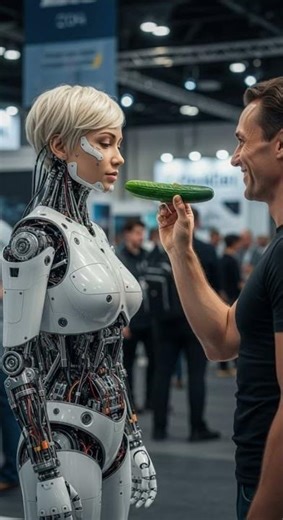 Guy Tries Out the Newest Girlfriend Robot at First Date Surprise #AI #Robotics #Tech