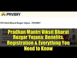 Pradhan Mantri Viksit Bharat Rozgar Yojana: Benefits, Registration & Everything You Need to Know