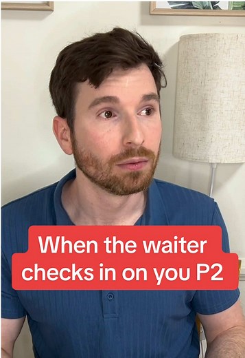 Humorous Sketch: Waiter Check-In Moment