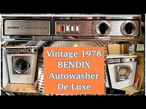 Vintage Bendix De Luxe Autowasher, 60°c Cycle @servisslimline