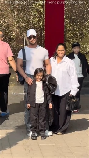 Salman Khan sister Arpita khan with husband & son 4k status video