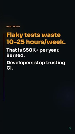 Your Flaky Tests Are Burning $50K+ Per Year