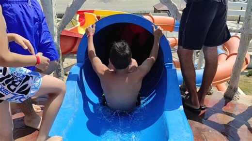 Exciting Water Slide Experience at Akuapark