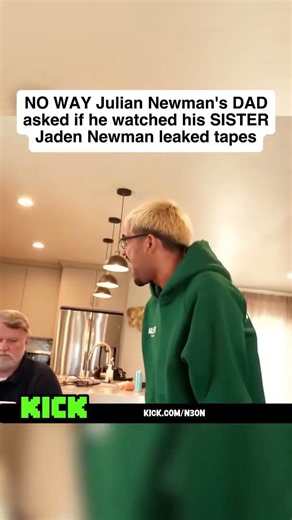 Julian Newman Watched His Sisters Leaks 😭 #n3on