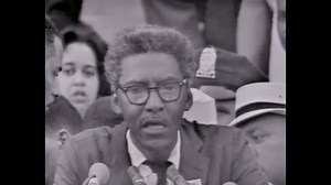 Civil rights leader Bayard Rustin was active in the struggle for human rights and economic justice. As an equal rights activist and political organizer, Rustin played an important role in propelling the Civil Rights Movement forward and worked for equal rights for marginalized communities. He is perhaps best known for his work organizing the 1963 March on Washington for Jobs and Freedom rally. In the 1940s, he was a youth organizer for A. Philip Randolph’s proposed 1941 March on Washington and b