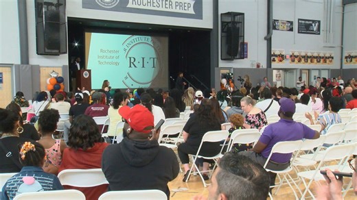 Rochester Prep seniors celebrate college choices on Senior Signing Day