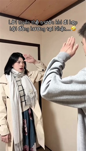 Lời tuyên thệ của một người vợ quốc dân 🤣🤣🤣 #vochonghaihuoc #vuivehaihuoc #hopdonghuongnhatban #nguoiviettainhatban #xuhuong