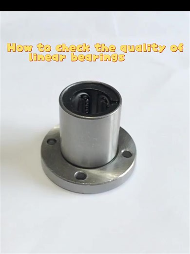 Round Flange Linear Motion Bearings Stainless Steel Type SLMF10GA for CNC Machinery