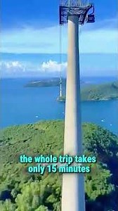 World’s Longest Sea Cable Car – A 15-Minute Ride Above the Ocean
