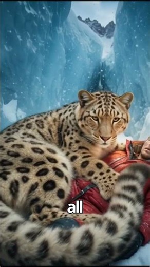 Snow Leopard Saved a Dying Climber with Its Tail #survival #miracle