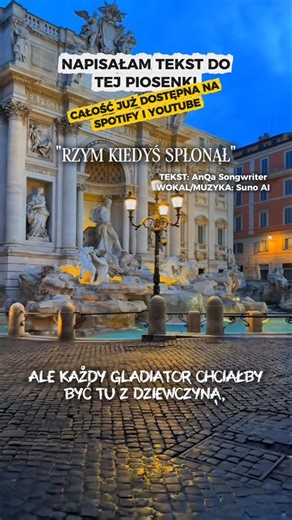Całość już dostępna na Spotify i Youtube 🔥 Tekst: AnQa Songwriter, wokal/muzyka: Suno AI