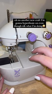 33K views · 76 reactions | Got a mini sewing machine so now I’m gonna hyperfixate on sewing projects #craft #diy #crafty #sewing #sewingmachine #sewingprojects | Brigid Carey | Facebook