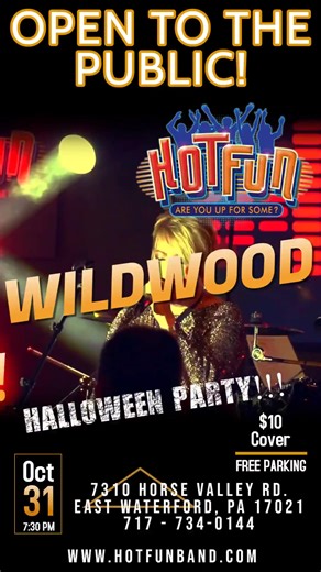 🎶 This Friday Night! 🎶 Get ready for a great evening of live music with Hot Fun performing at the Wildwood RV Resort from 7:30 PM – 10:30 PM! 🔥🎸 Come out and enjoy the night with great friends, good vibes, and all your favorite hits that’ll keep you singing and dancing! 💃🕺 📍 Wildwood RV Resort 🕢 Friday | 7:30 PM – 10:30 PM Let’s make it a night to remember! 🎤🥁 #HotFun #LiveMusic #WildwoodRVResort #GoodTimes #DanceTheNightAway | Hot Fun