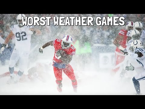 NFL Worst Weather Games of All Time