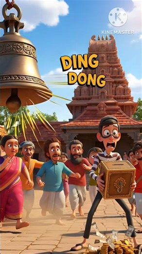 ek lalchi chor ko chori karne ka Mila achcha Sikh 😉😂😂 #cartoon