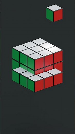 Rubik’s Cube Endless Loop Animation #loopanimation #rubikscube #satisfying