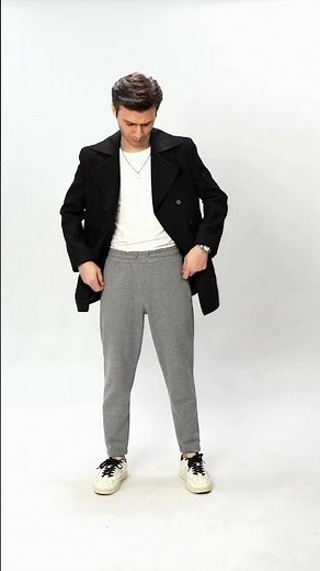 Classic Double-Breasted Pea Coat for Men | Full Review & Styling