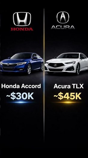 Same Sedan. Different Price. Why? | Honda Accord vs Acura TLX