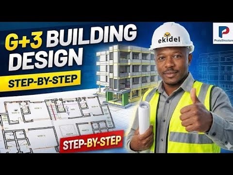 G+3 RCC Building Structural Design in ProtaStructure 2022 | Step-by-Step Tutorial (Eurocode) PART 3