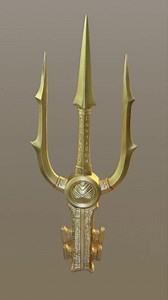 Poseidon's Trident Prop – Full Staff or Head Only - Cosplay & Theater Accessory – 3D Printed (raw/ Gold/silver Finish) - Etsy