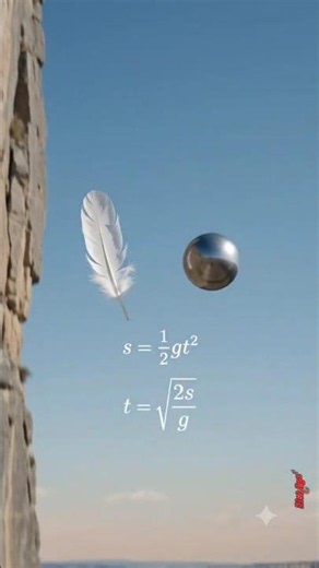 Galileo’s 1st Law of Falling Bodies ⚡ #Physics #Galileo #Gravity