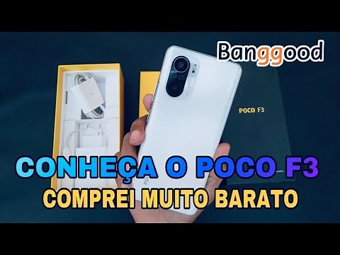 Poco F3 Branco é Lindo Demais (Unboxing)
