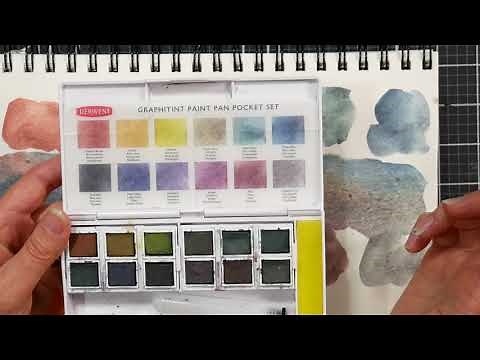 Derwent Graphitint Pan Paint Review & Pencil Comparison