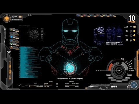 How To Install RainMeter with Iron Man/Tony Stark J.A.R.V.I.S Background Windows 8