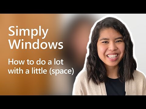 Windows 10 | How to do a lot with a little space
