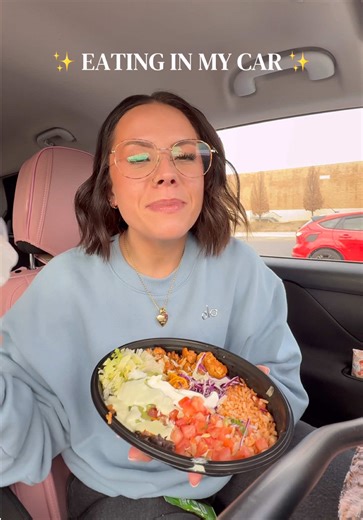 eating in my car used to feel like this secret, shameful mission… but now it’s just lunch. ❤️🌮✨ @WeightCare #weightcarepartner #easymeals #fitnessjourney #healing #balance