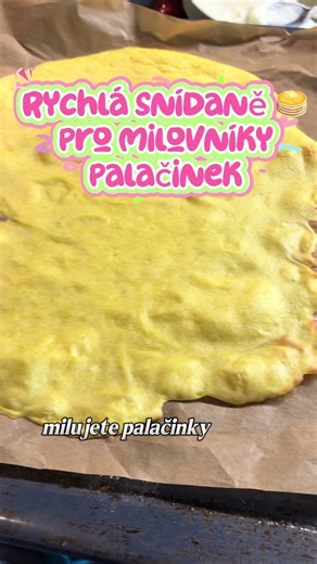 Palacinky recept: rychlé snídaně a pečení pro vás