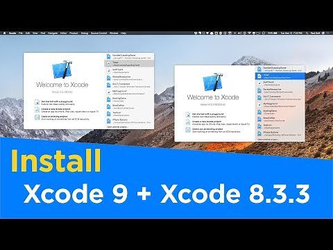 How to Install Xcode 8.3.3 Side by Side with Xcode 9