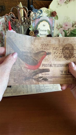 Creating a Beautiful Vintage Journal: Sewing Signatures