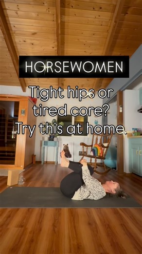 Alicia VanderGriend, E-RYT 200/500, CHt, Photographer, Writer on Instagram: "Lie down on your back in Supine Position (Supta Sthiti). Bend your right knee. Wrap both arms around the bent knee, drawing it gently into your armpit. Shoulders stay relaxed. Left leg stays long on the mat. Now lift the left leg straight up toward the ceiling. Both feet flexed. Lower and lift the straight leg slowly. Ten times. Smooth. Controlled. Lower both legs down. Release the arms. Switch sides. Roll up to seated.